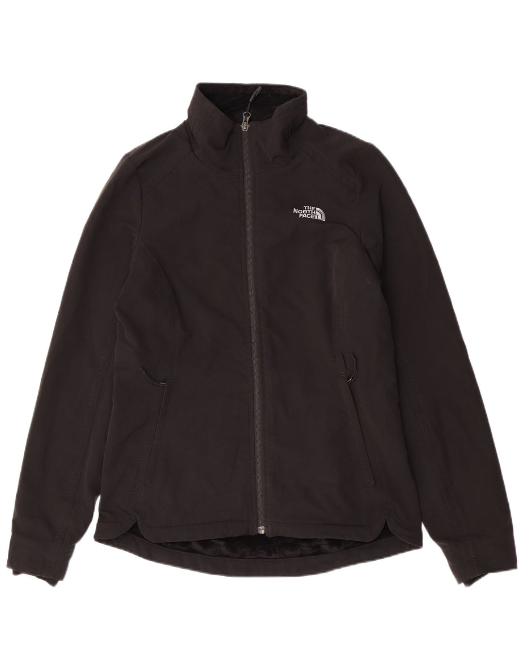 The North Face Womens Sherpa Windbreaker Jacket UK 10 Small Black Polyester