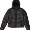 GEOX Womens Hooded Padded Jacket UK 8 Small  Black Polyamide Vintage Geox and Second-Hand Geox from Messina Hembry 