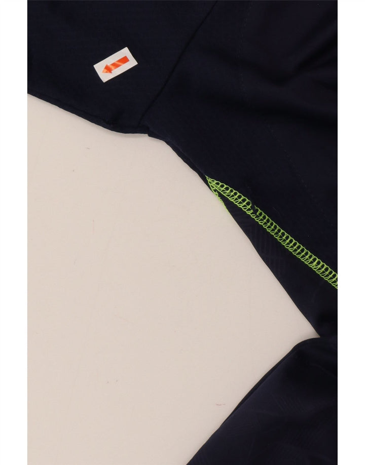 PUMA Womens Graphic T-Shirt Top Medium Navy Blue Polyester