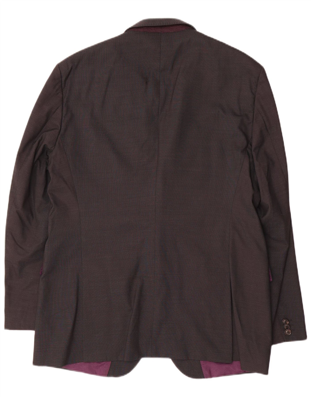 Hugo Boss Mens 2 Button Blazer Jacket EU 54 2XL Grey Wool
