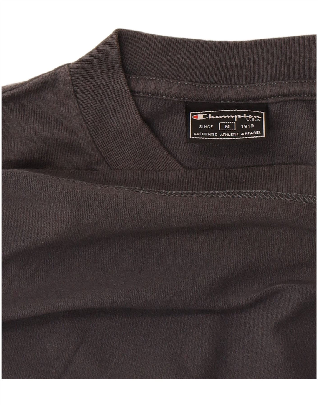 CHAMPION Mens T-Shirt Top Medium Grey