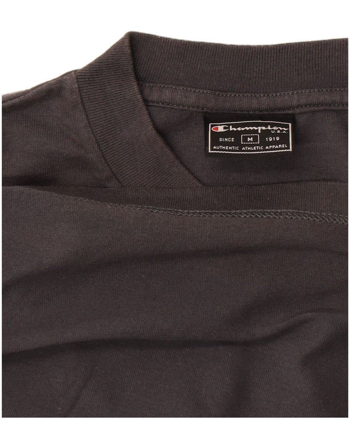 CHAMPION Mens T-Shirt Top Medium Grey