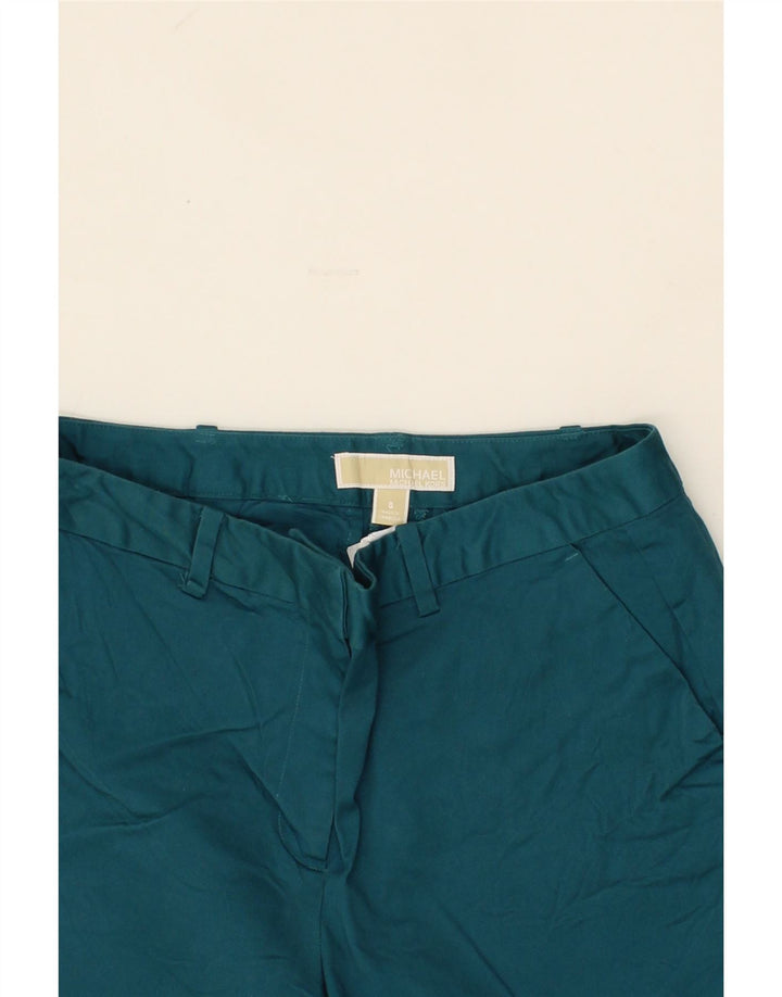 MICHAEL KORS Womens Chino Shorts US 8 Medium W30 Green Cotton Vintage Michael Kors and Second-Hand Michael Kors from Messina Hembry 