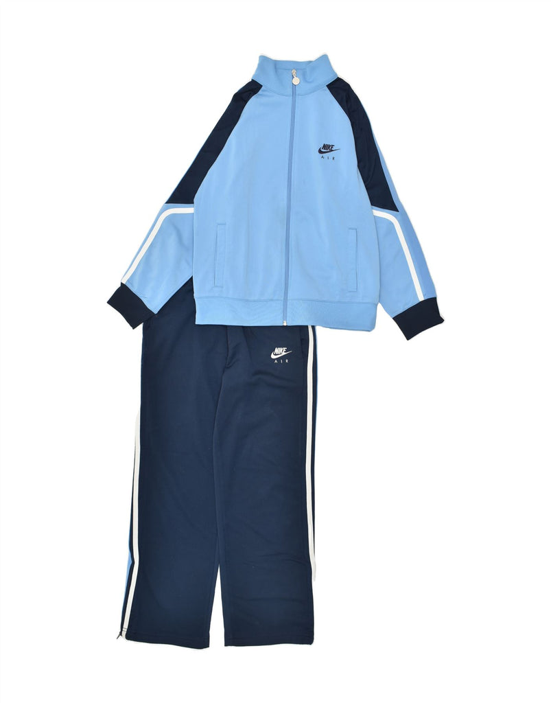 NIKE Boys Air Graphic Full Tracksuit 10-11 Years  Navy Blue Colourblock | Vintage Nike | Thrift | Second-Hand Nike | Used Clothing | Messina Hembry 