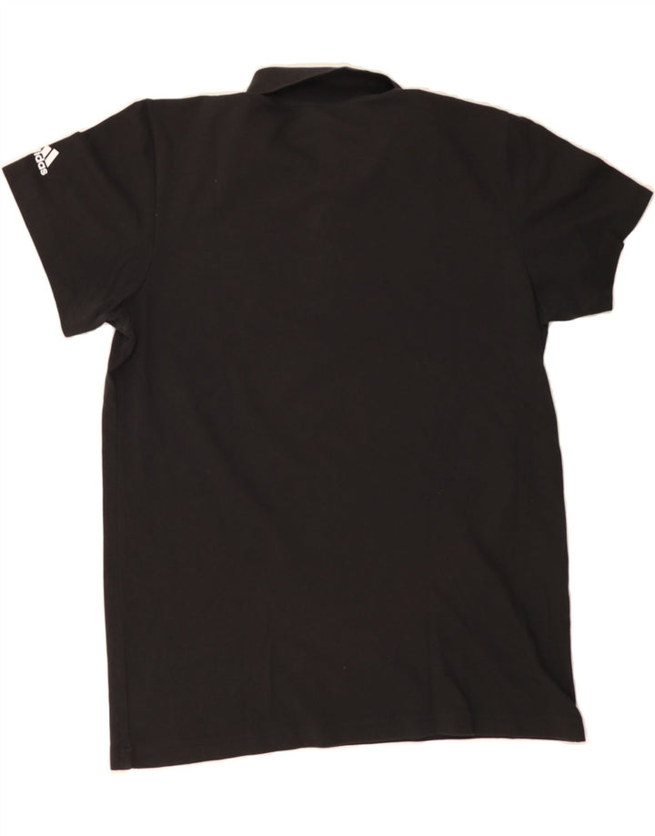 ADIDAS Mens Polo Shirt Large Black Cotton Vintage Adidas and Second-Hand Adidas from Messina Hembry 