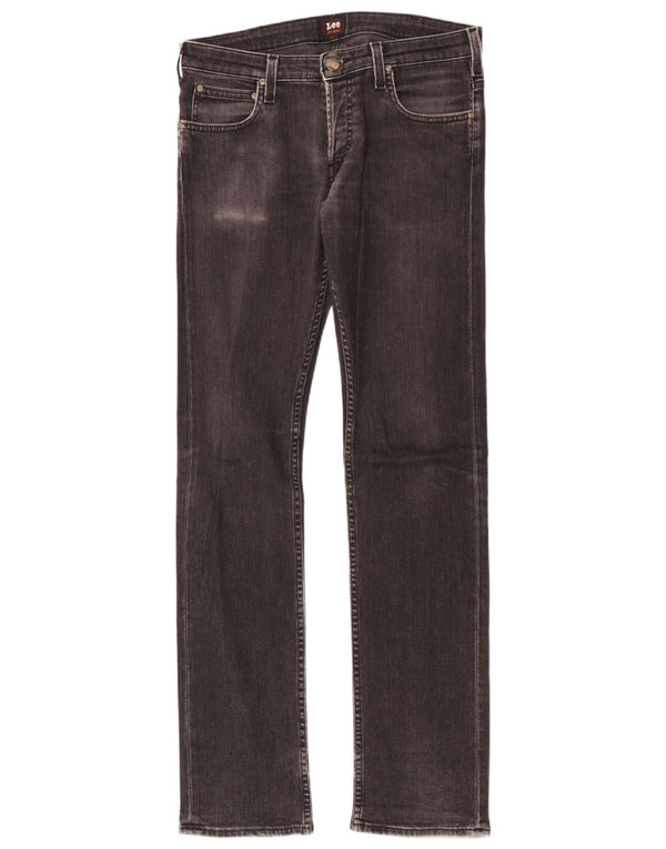 Lee Mens Slim Jeans W31 L34 Black Cotton