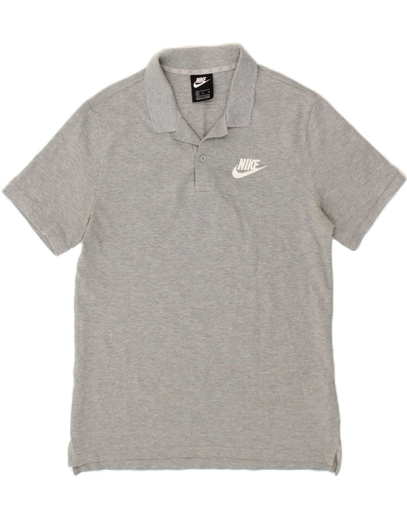 NIKE Mens Polo Shirt Medium Grey Cotton Vintage Nike and Second-Hand Nike from Messina Hembry 