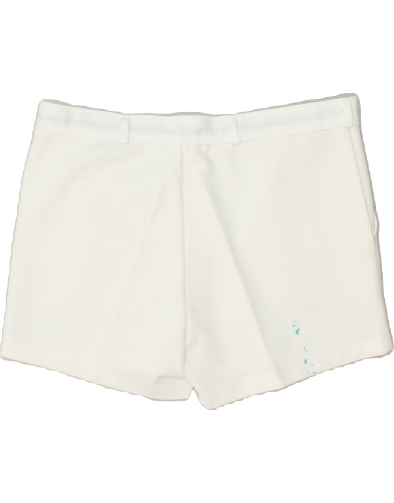 MAIER Mens Sport Shorts W36 Large White Polyester Vintage Maier and Second-Hand Maier from Messina Hembry 