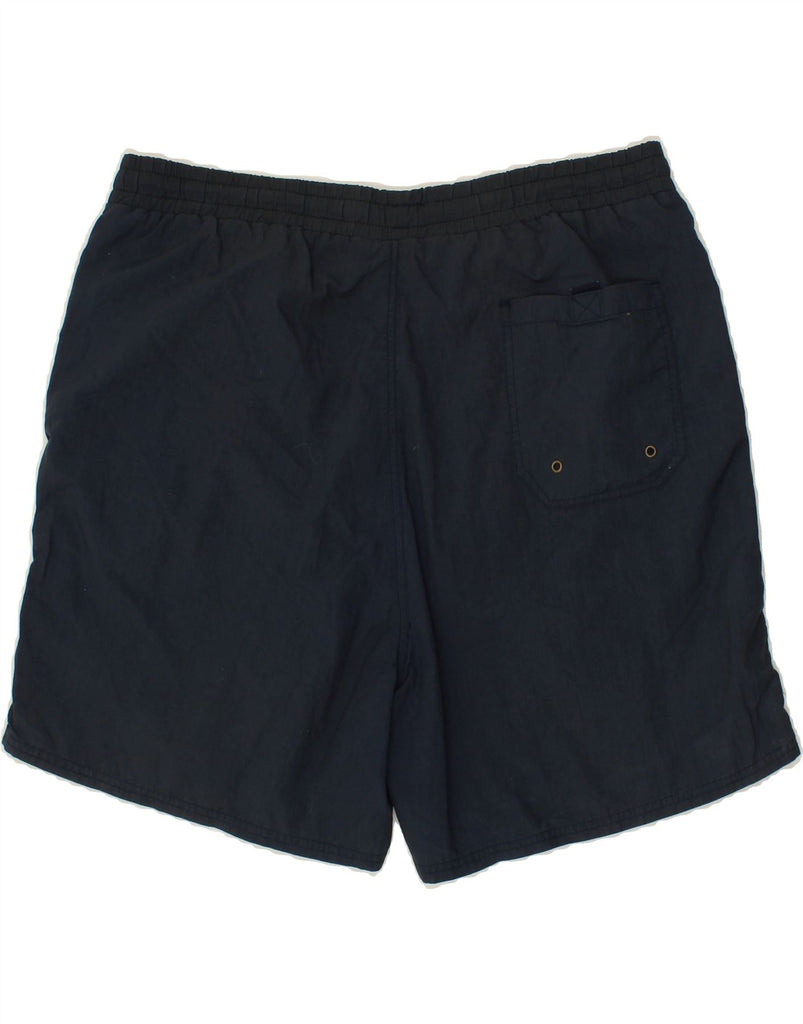 FILA Mens Sport Shorts IT 50 Medium Navy Blue | Vintage Fila | Thrift | Second-Hand Fila | Used Clothing | Messina Hembry 