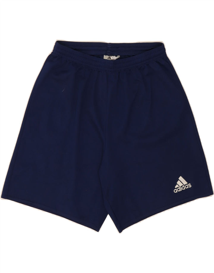 ADIDAS Mens Climalite Sport Shorts Small  Navy Blue Polyester Vintage Adidas and Second-Hand Adidas from Messina Hembry 