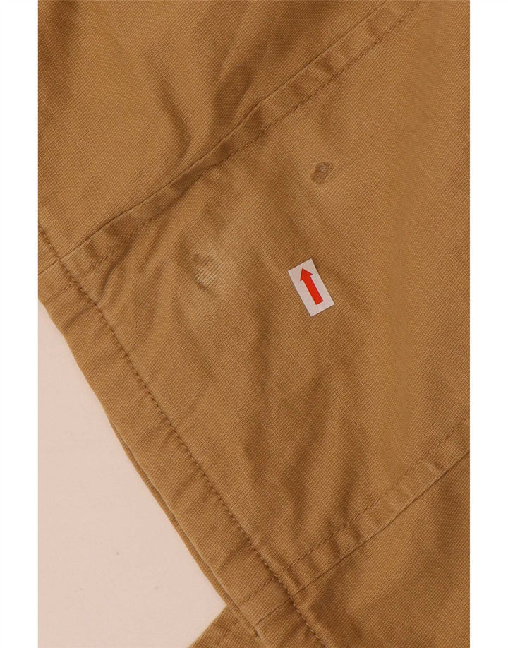 Benetton Womens Trench Coat UK 8 Small Beige Cotton