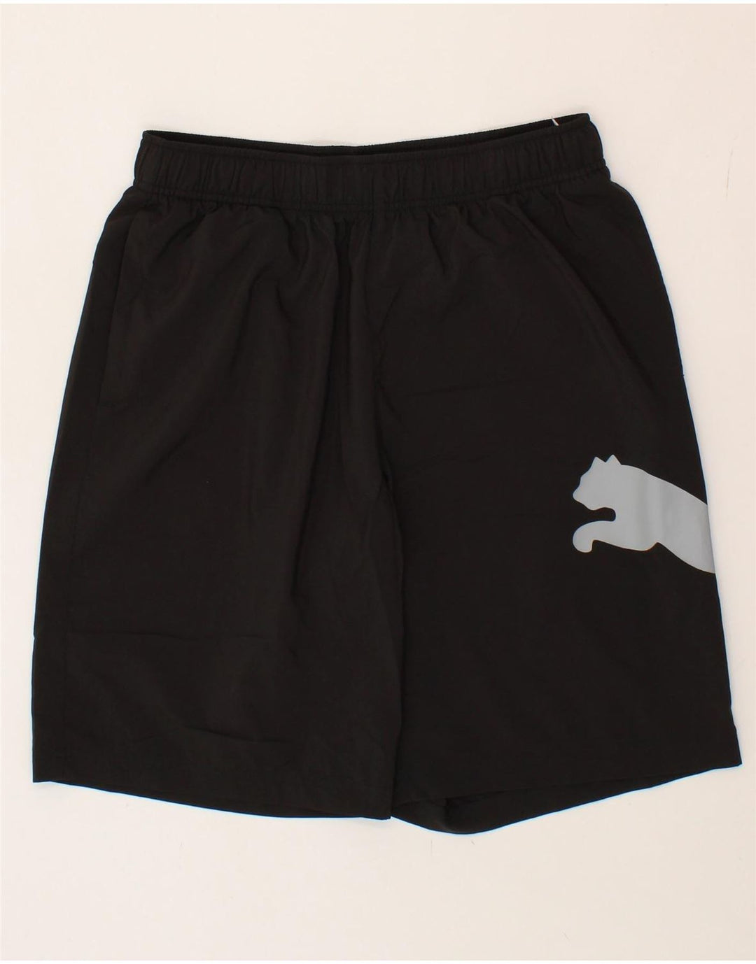 PUMA Mens Graphic Sport Shorts Medium Black Polyester Vintage Puma and Second-Hand Puma from Messina Hembry 