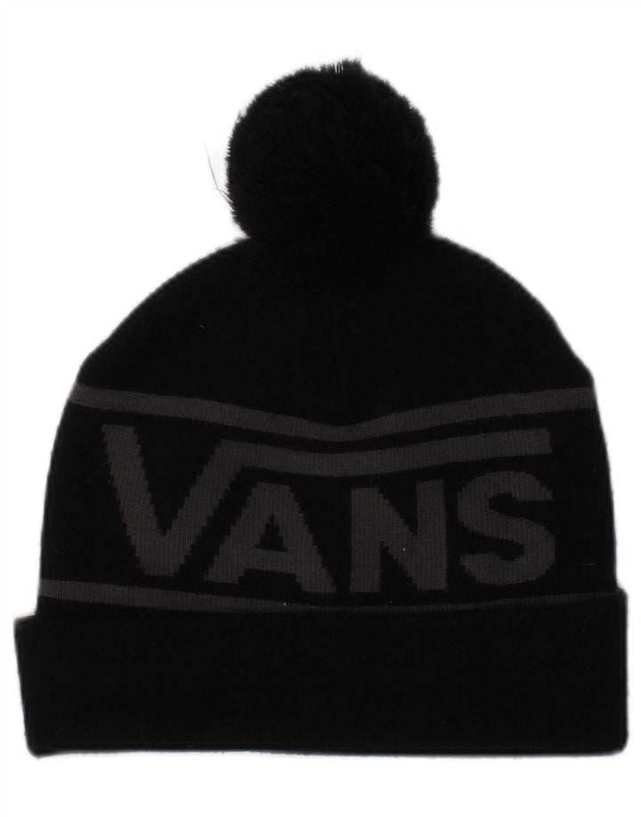 Vans Mens Graphic Knit Beanie Hat One Size Black Colourblock Acrylic
