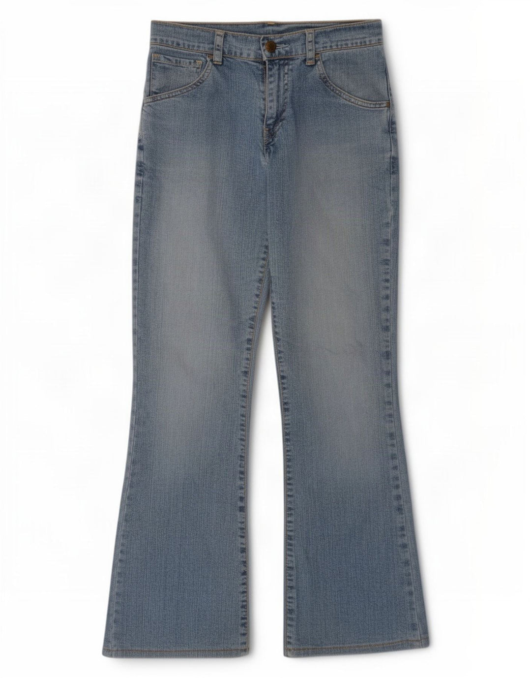 Levi's Womens Flare Flared Jeans W26 L27 Blue Cotton