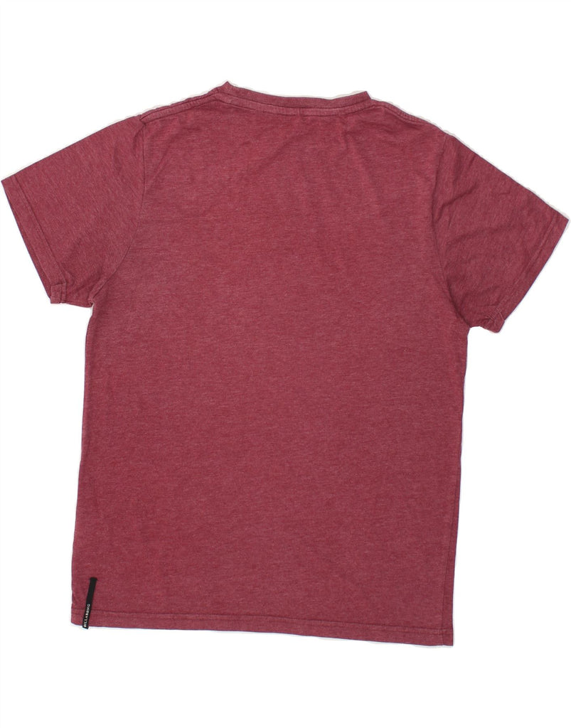 BILLABONG Mens Graphic T-Shirt Top Small Maroon Cotton | Vintage Billabong | Thrift | Second-Hand Billabong | Used Clothing | Messina Hembry 