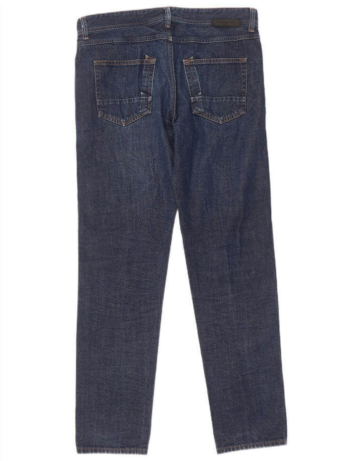 Mauro Grifoni Mens Slim Jeans W34 L32 Blue Cotton