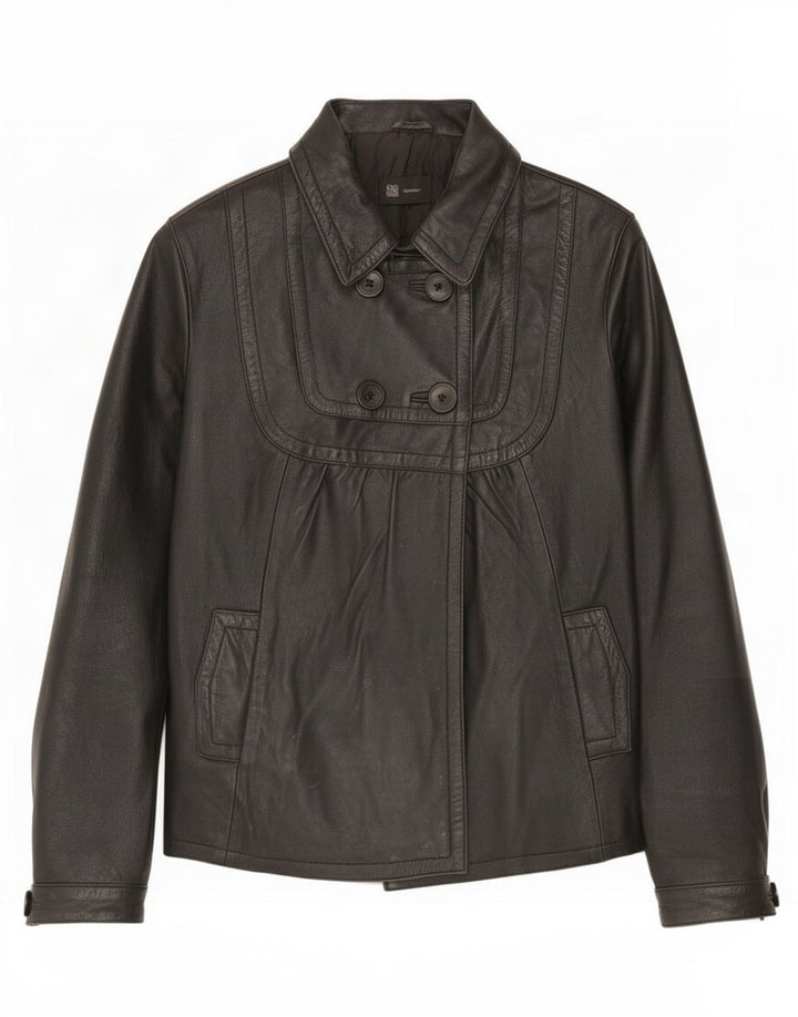 OVS Womens Leather Jacket IT 48 XL Black