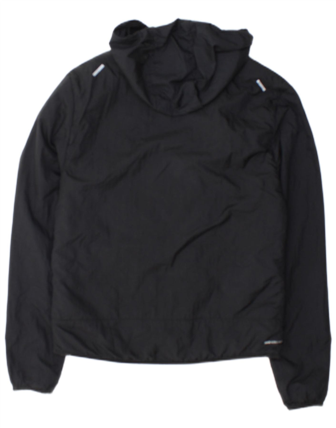 Nike Womens Running Hooded Padded Jacket UK 10 Small Black Nylon