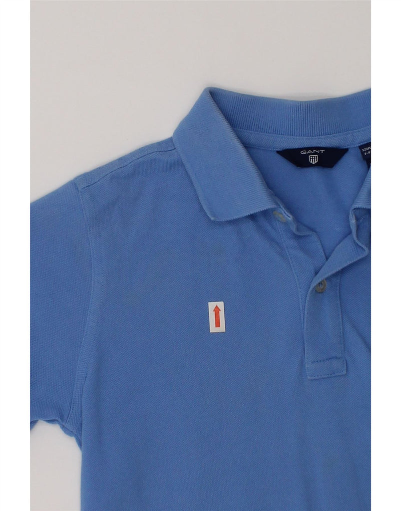 GANT Boys Polo Shirt 7-8 Years Blue Cotton | Vintage Gant | Thrift | Second-Hand Gant | Used Clothing | Messina Hembry 