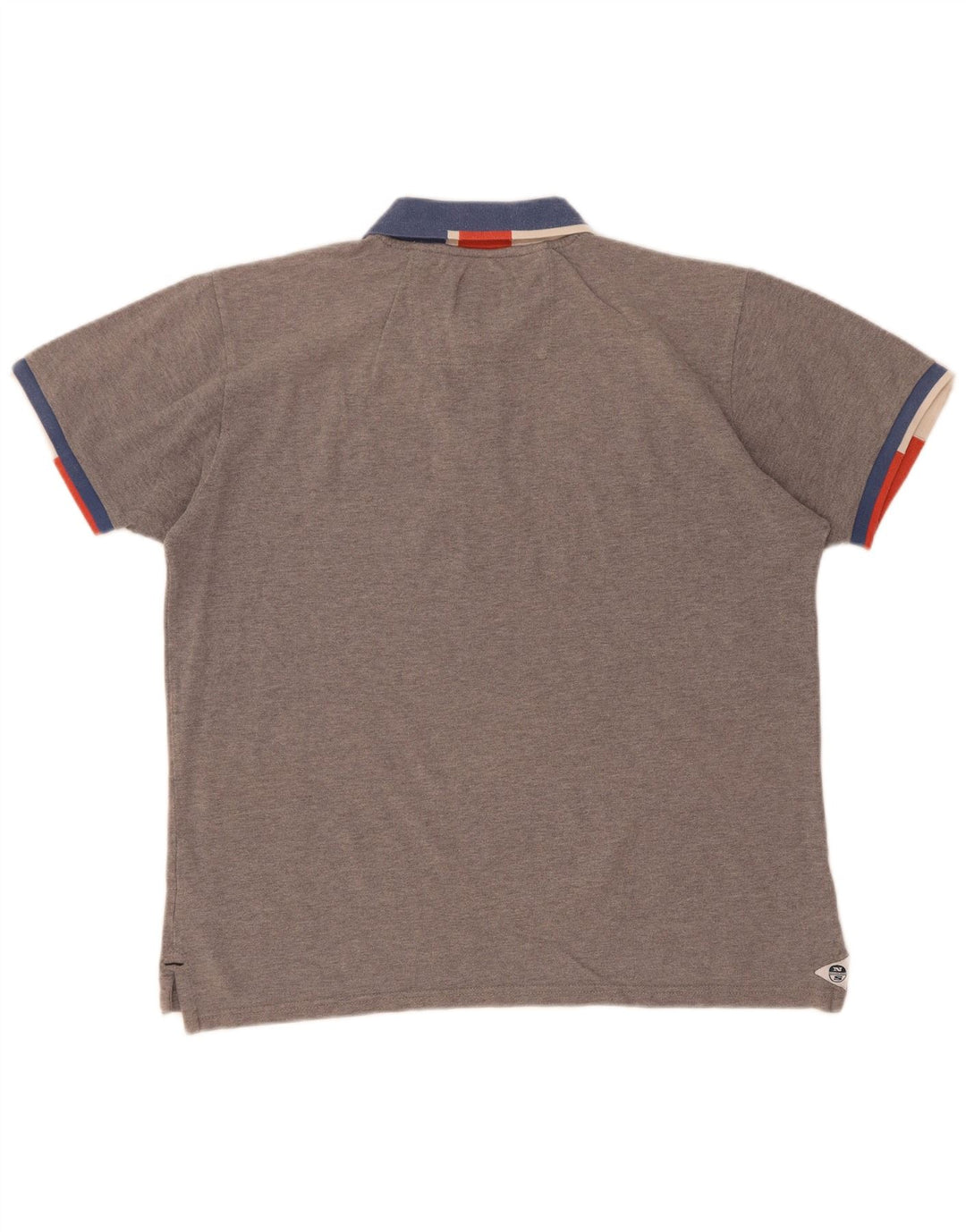 North Sails Mens Polo Shirt Large Grey Colourblock Cotton