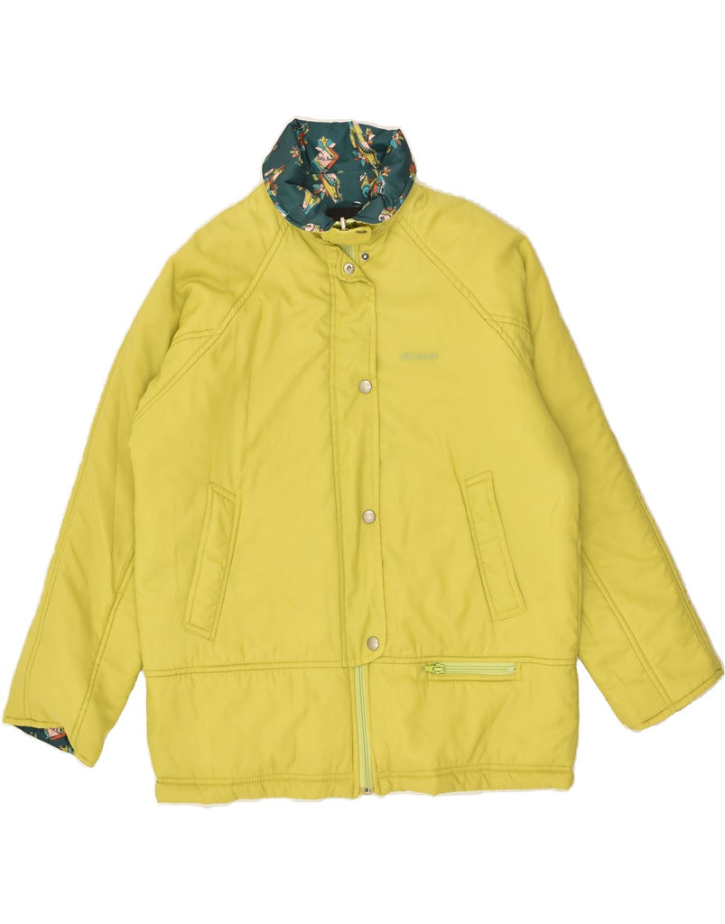 STRATOS Boys Abstract Pattern Padded Reversible Jacket 11-12 Years Green | Vintage Stratos | Thrift | Second-Hand Stratos | Used Clothing | Messina Hembry 