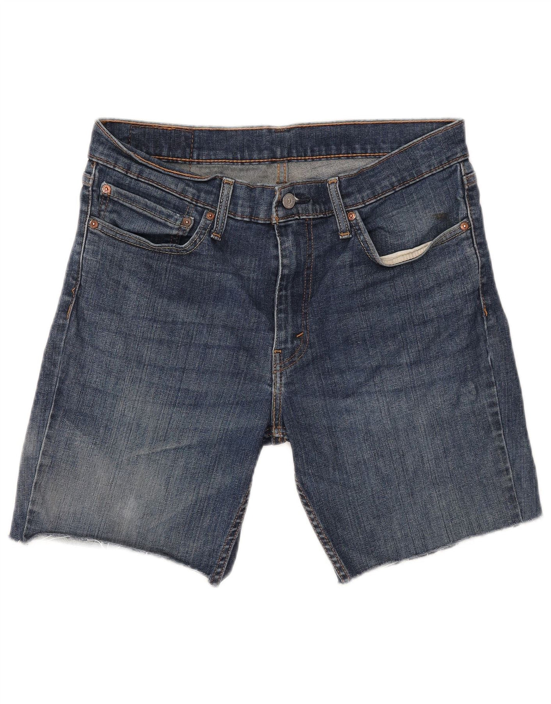 LEVI'S Mens 511 Denim Shorts W34 Large Blue Cotton