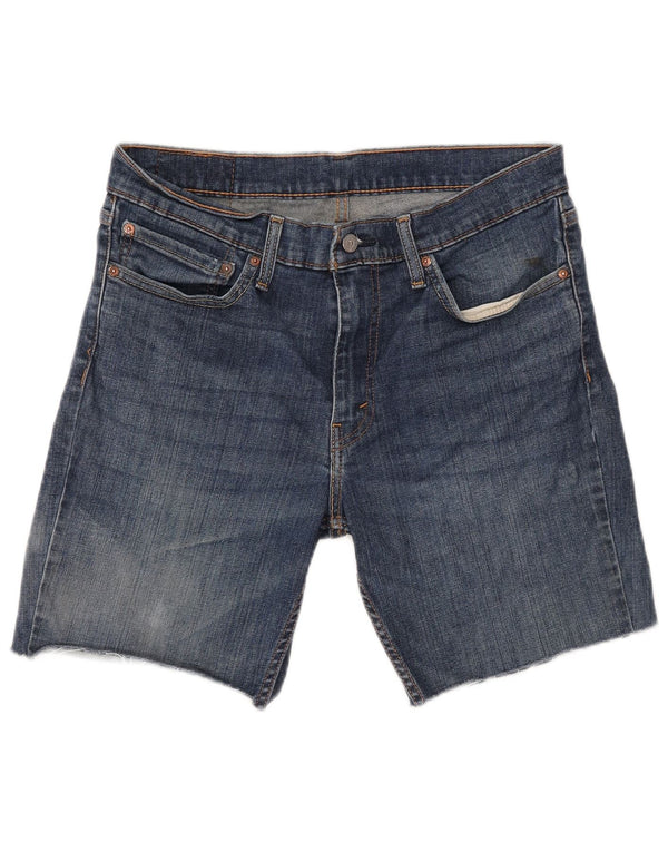 LEVI'S Mens 511 Denim Shorts W34 Large Blue Cotton