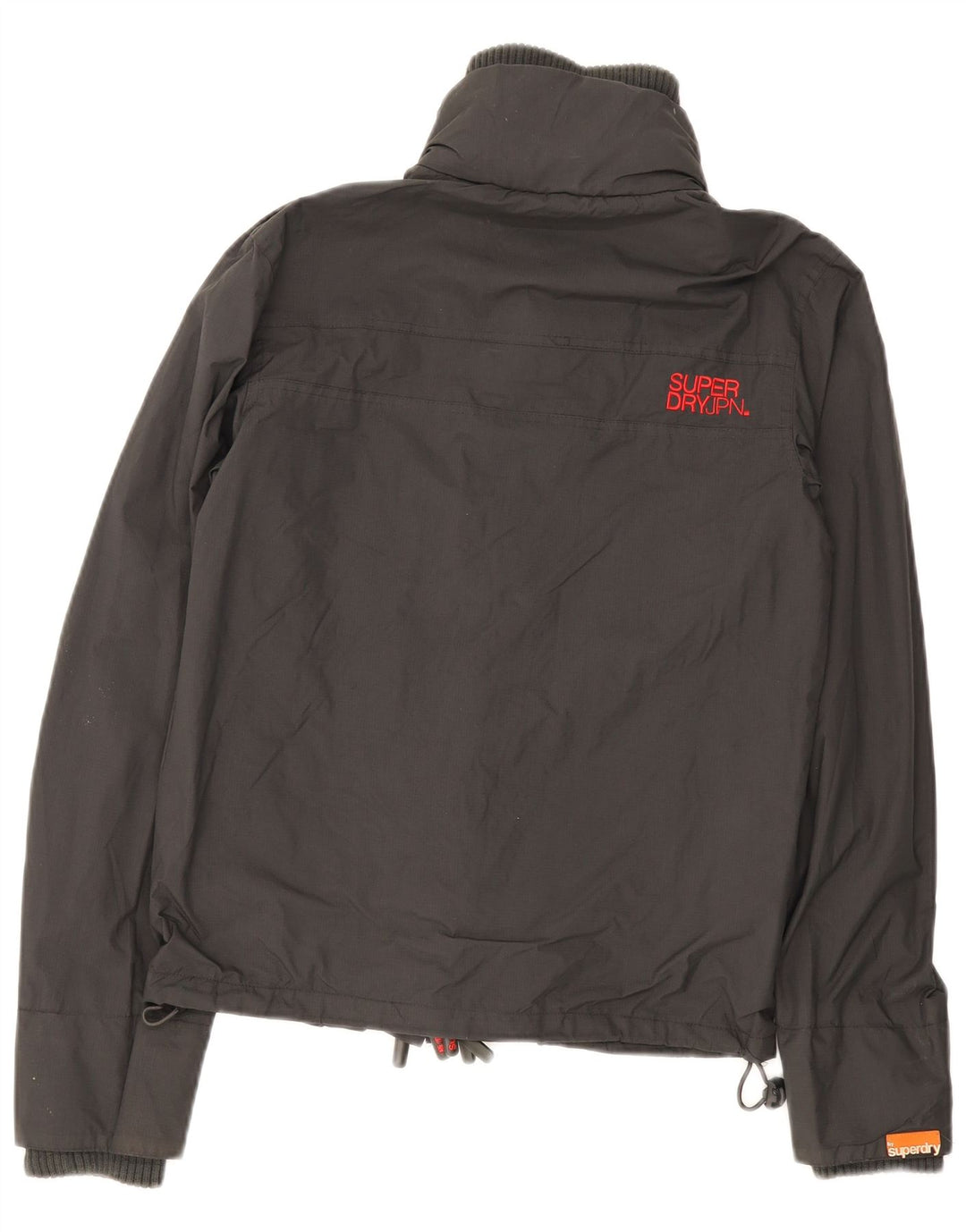 Superdry Mens Graphic Windbreaker Jacket UK 36 Small Grey Nylon