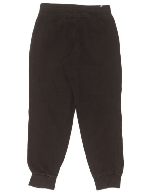 Puma Mens Tracksuit Trousers Joggers XS Black Cotton