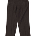Armani Mens Straight Casual Trousers IT 48 Medium W32 L27 Black Polyester