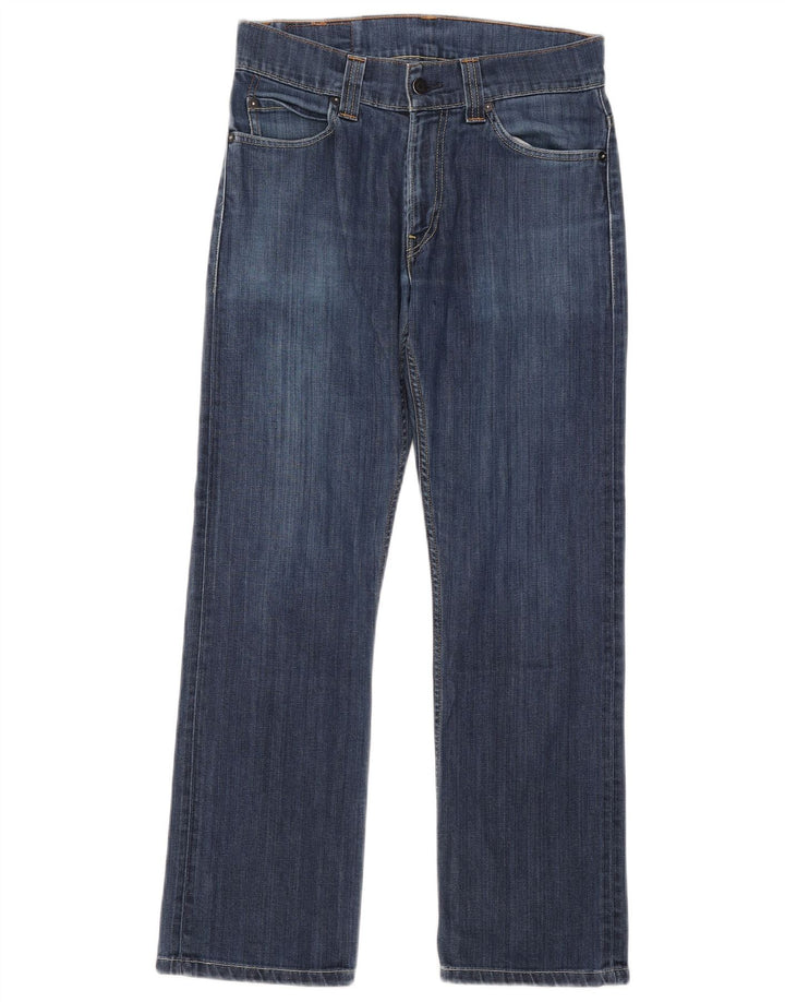 Levi's Womens 506 Straight Jeans W30 L28 Blue Cotton