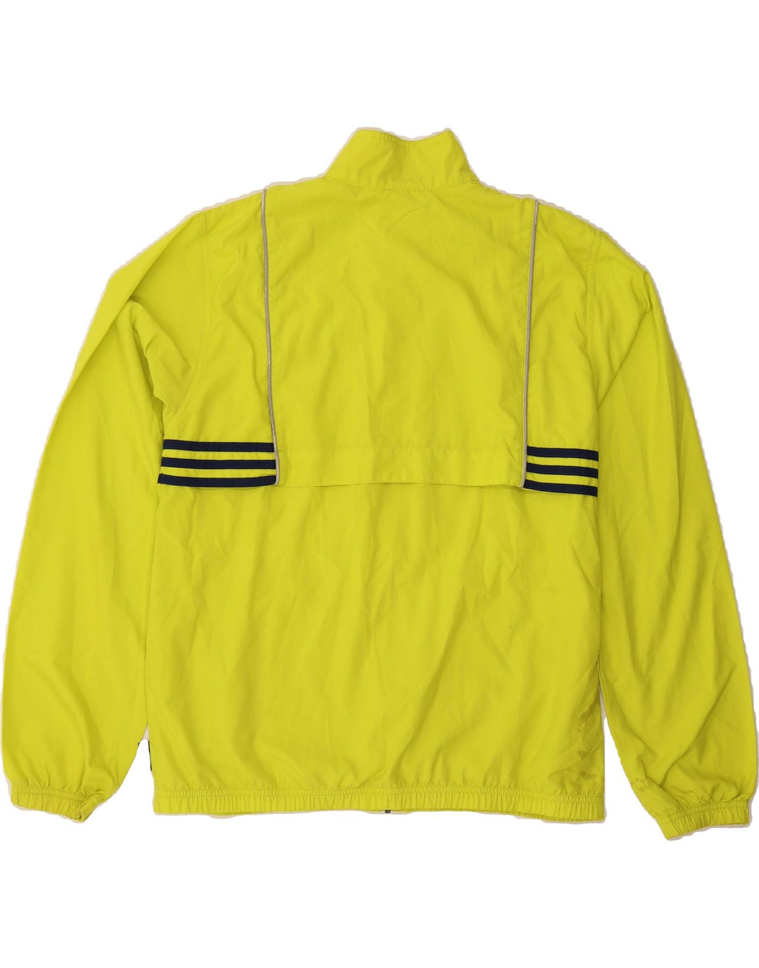 ADIDAS Mens Climashell Tracksuit Top Jacket Medium Yellow Polyester Vintage Adidas and Second-Hand Adidas from Messina Hembry 
