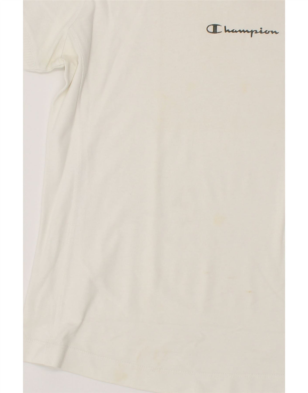 CHAMPION Womens T-Shirt Top UK 14 Medium White Cotton Vintage Champion and Second-Hand Champion from Messina Hembry 