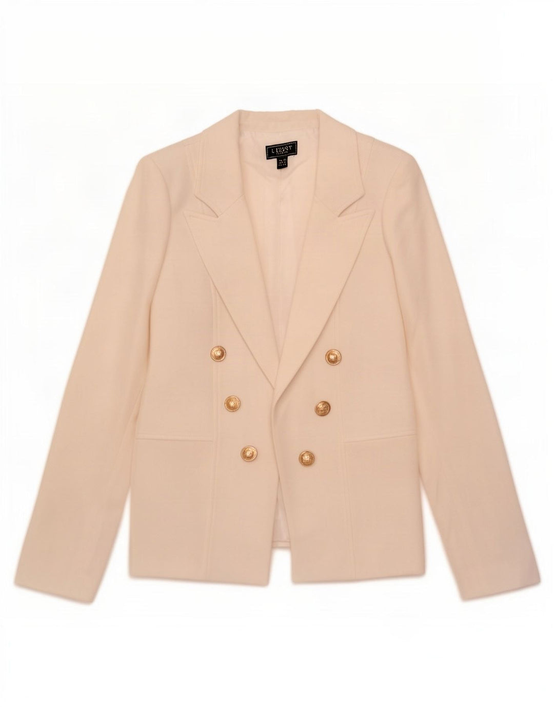 Lipsy Womens Open Blazer Jacket UK 10 Small White Polyester