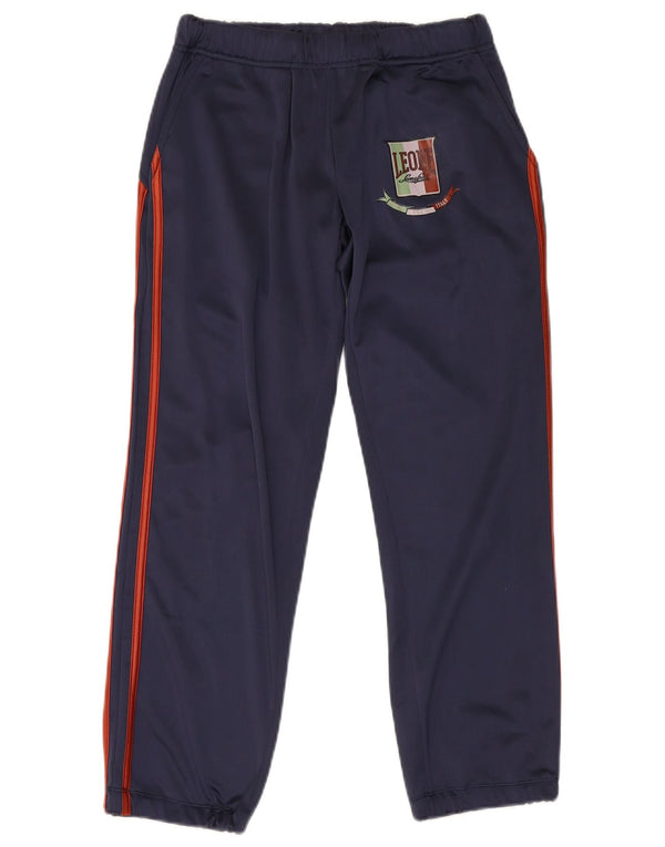 Leone Mens Tracksuit Trousers Joggers Small  Navy Blue Polyester
