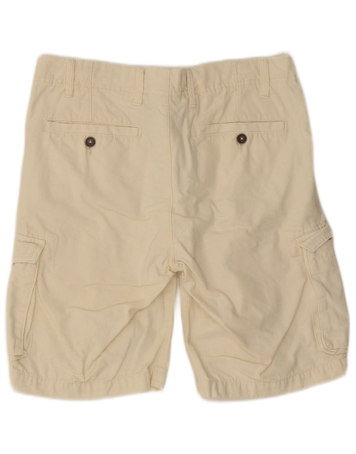 OVS Mens Regular Cargo Shorts W32 Medium  Beige Cotton