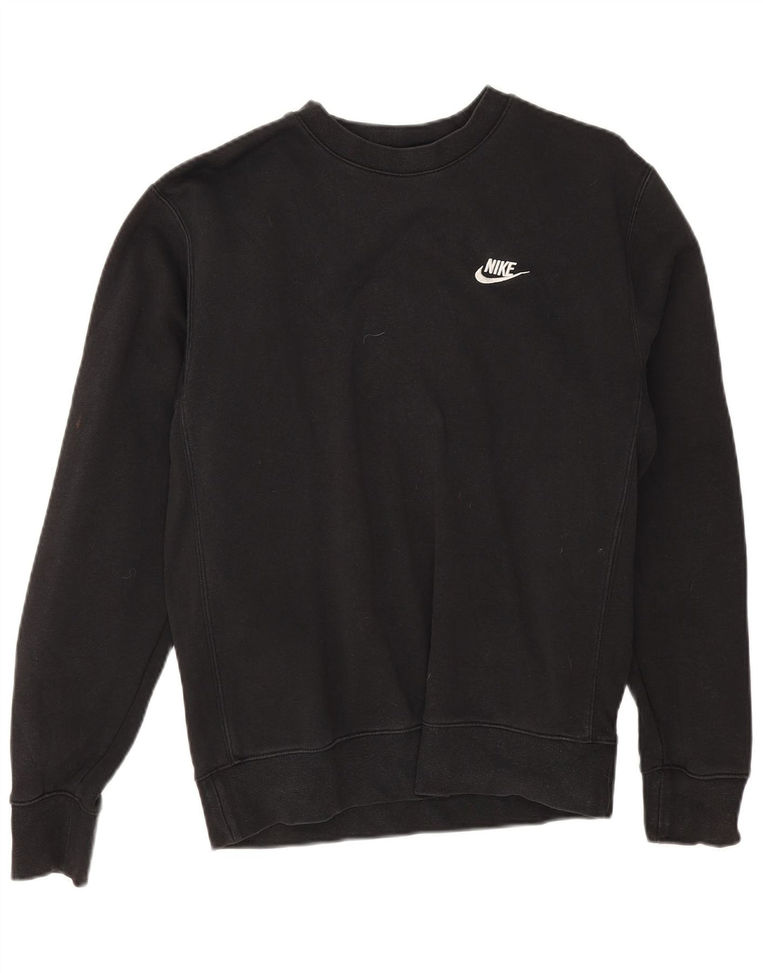 Nike Mens Loose Fit Sweatshirt Jumper Small Black Cotton