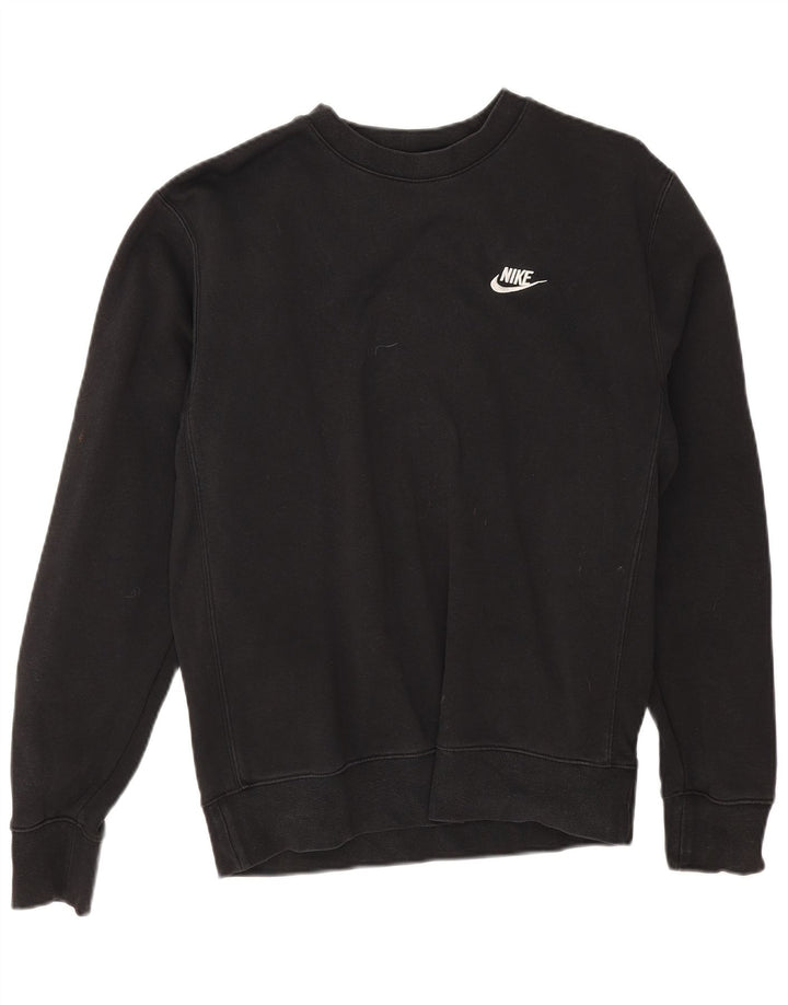 Nike Mens Loose Fit Sweatshirt Jumper Small Black Cotton