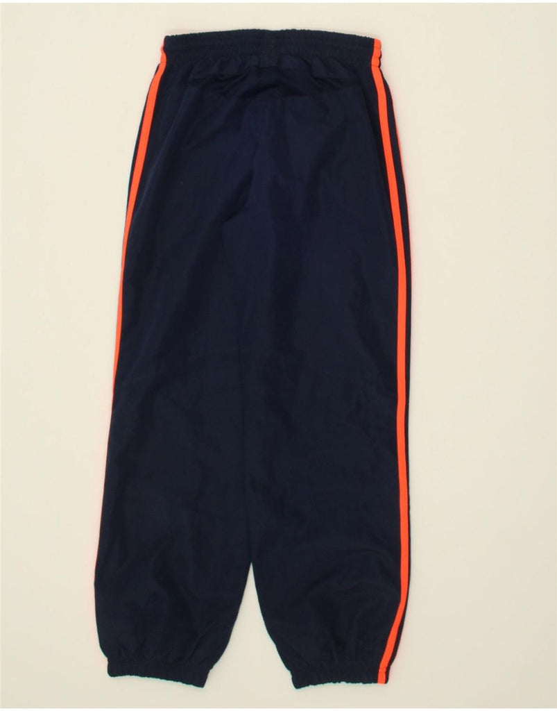 ADIDAS Boys Graphic Tracksuit Trousers Joggers 9-10 Years Navy Blue | Vintage Adidas | Thrift | Second-Hand Adidas | Used Clothing | Messina Hembry 