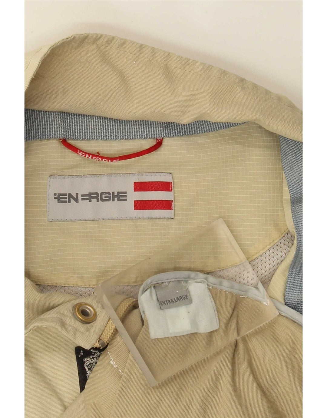 Energie Mens Utility Jacket UK 42 XL Beige Colourblock