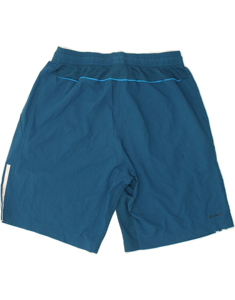 ADIDAS Mens Sport Shorts Medium Blue Polyester | Vintage Adidas | Thrift | Second-Hand Adidas | Used Clothing | Messina Hembry 