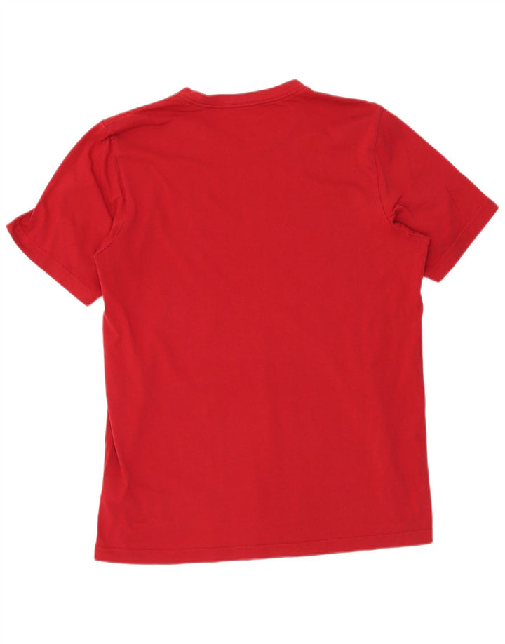 ADIDAS Mens Graphic T-Shirt Top Large Red Cotton