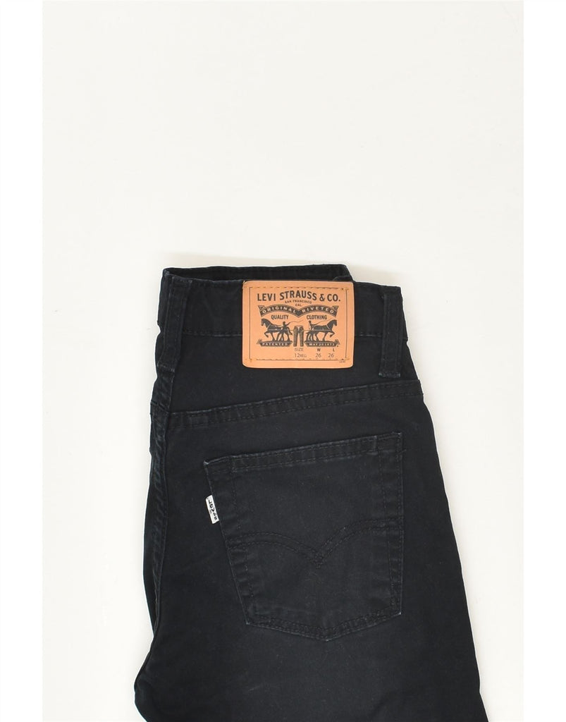 LEVI'S Boys 511 Slim Jeans 11-12 Years W26 L26 Black Cotton | Vintage Levi's | Thrift | Second-Hand Levi's | Used Clothing | Messina Hembry 