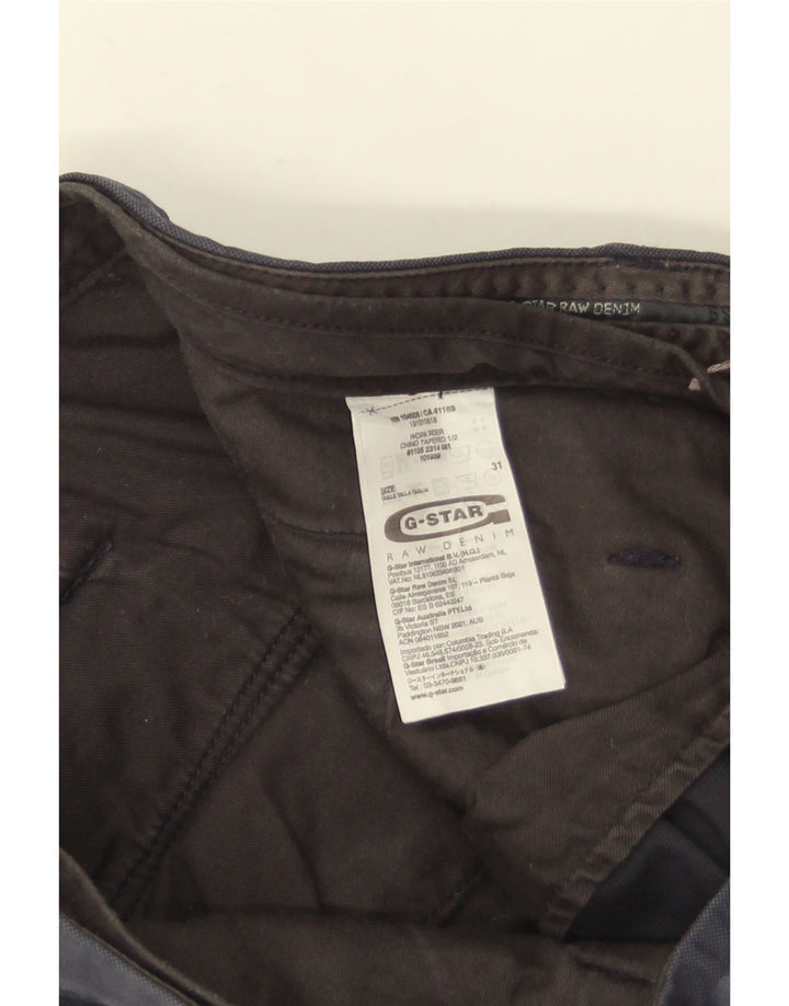 G-Star Mens Cargo Shorts W31 Medium Navy Blue Cotton