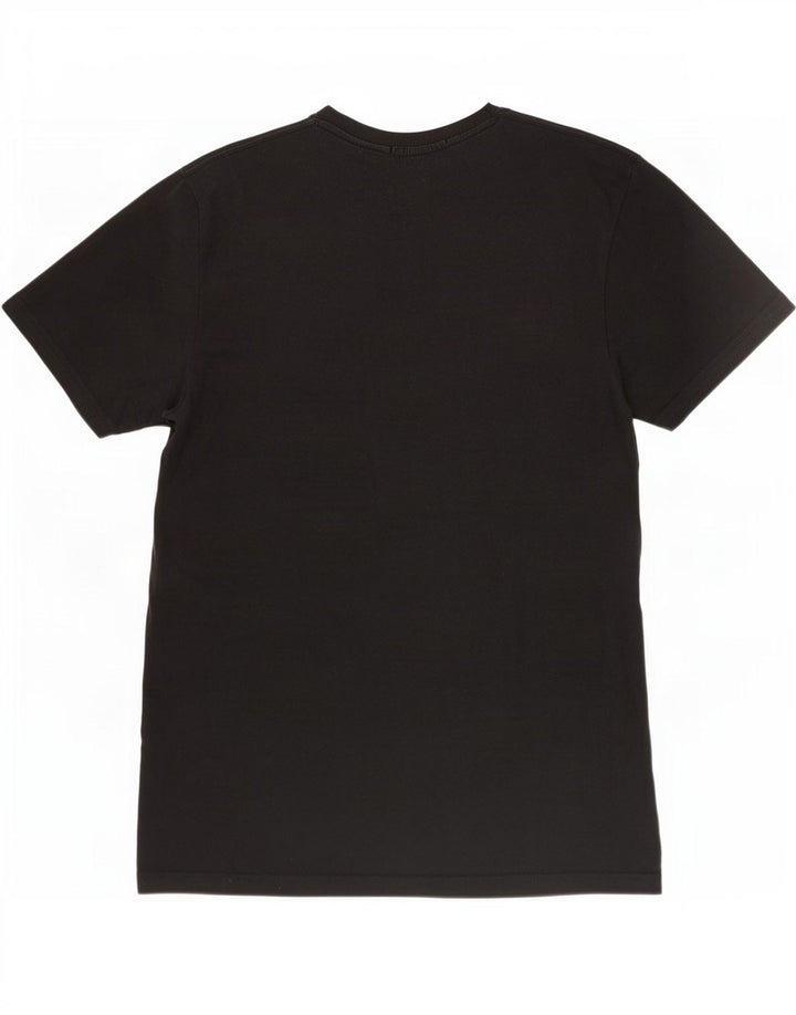 Ellesse Mens T-Shirt Top Large Black Cotton