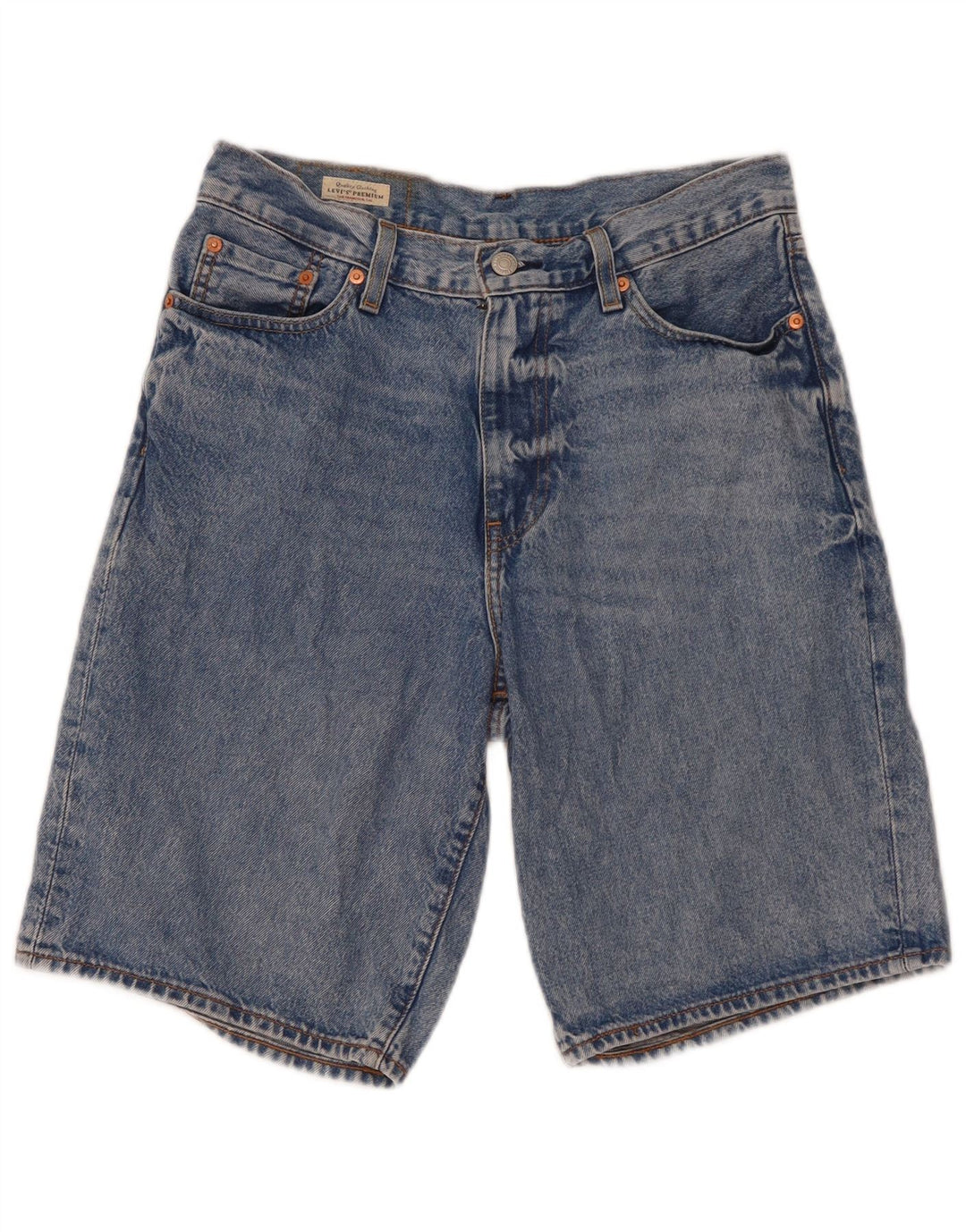 Levi's Mens Denim Shorts W30 Medium Blue Cotton