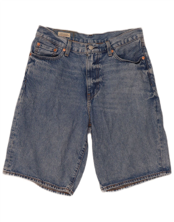 Levi's Mens Denim Shorts W30 Medium Blue Cotton