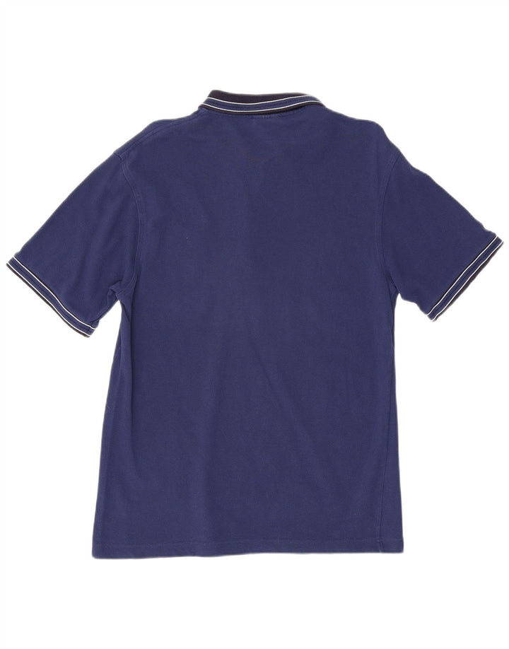 Lacoste Mens Polo Shirt Size 3 Small Blue Colourblock Cotton