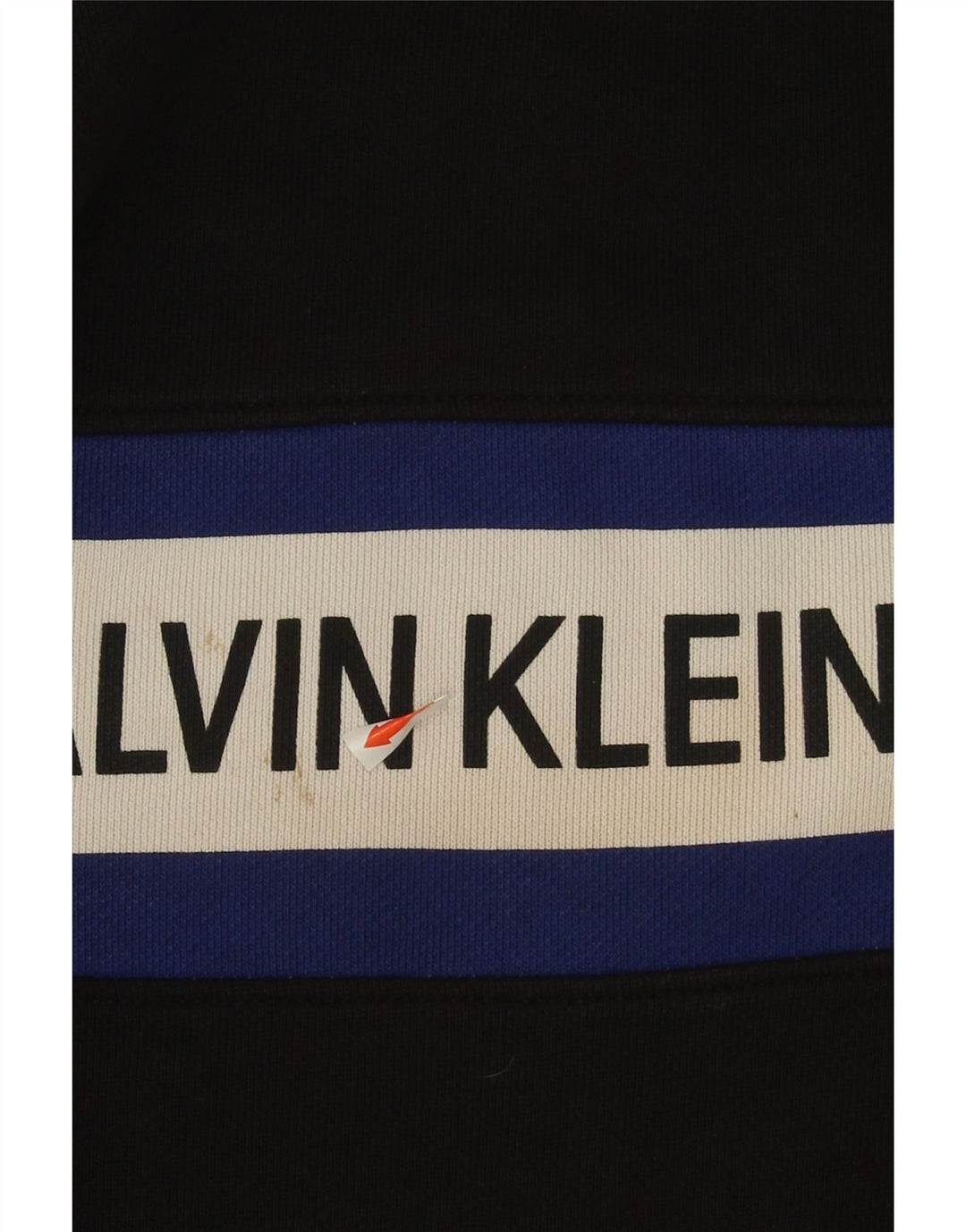 CALVIN KLEIN JEANS Mens Graphic Sweatshirt Jumper Small Black