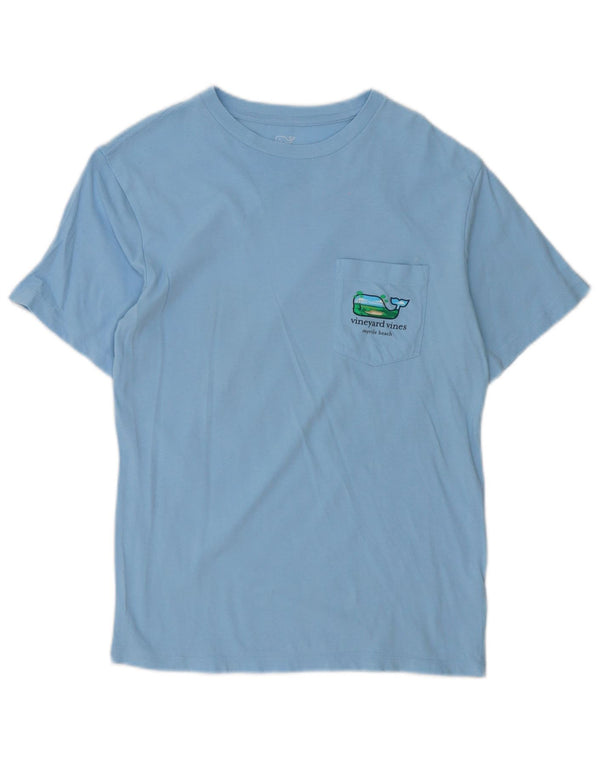 Vineyard Vines Mens Graphic T-Shirt Top XS Blue Cotton